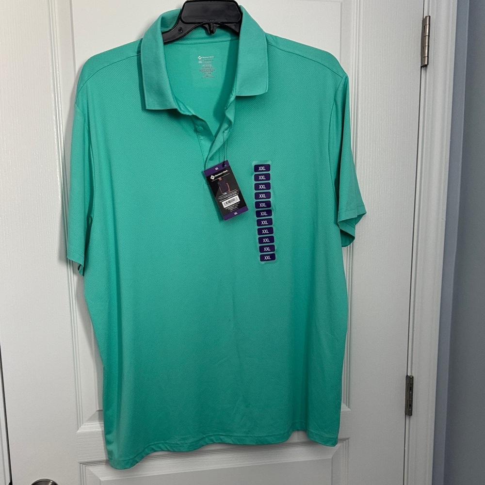 Cool Comfort Men's Golf Polo in Teal by Champion
